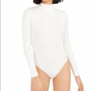Bar III Womens Turtleneck Long Sleeve Bodysuit